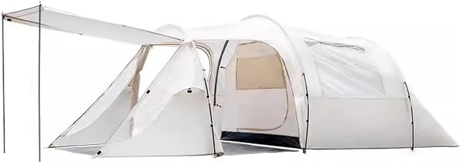 WHYATT Camping Tent, 5/8 Person Tent with Carry Bag, Spacious Interior, Waterproof Tent for Camping, Party, 4 Season Tent, Tent