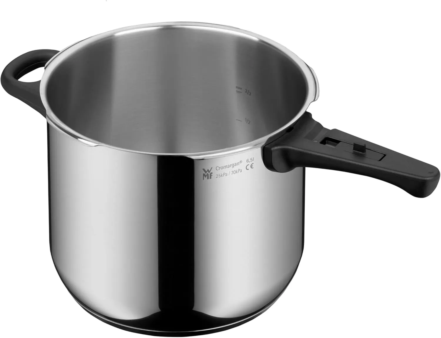 WMF Perfect Rapid Cooker Diameter 22 cm Diameter 6 Litres and a Half with Flame Protection, Cromargan Stainless Steel Suitable for Induction
