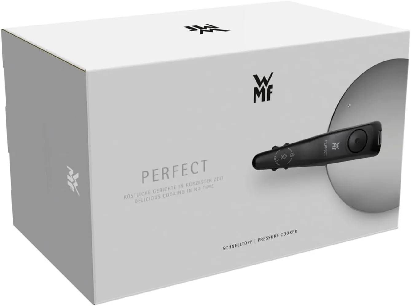 WMF Perfect Rapid Cooker Diameter 22 cm Diameter 6 Litres and a Half with Flame Protection, Cromargan Stainless Steel Suitable for Induction