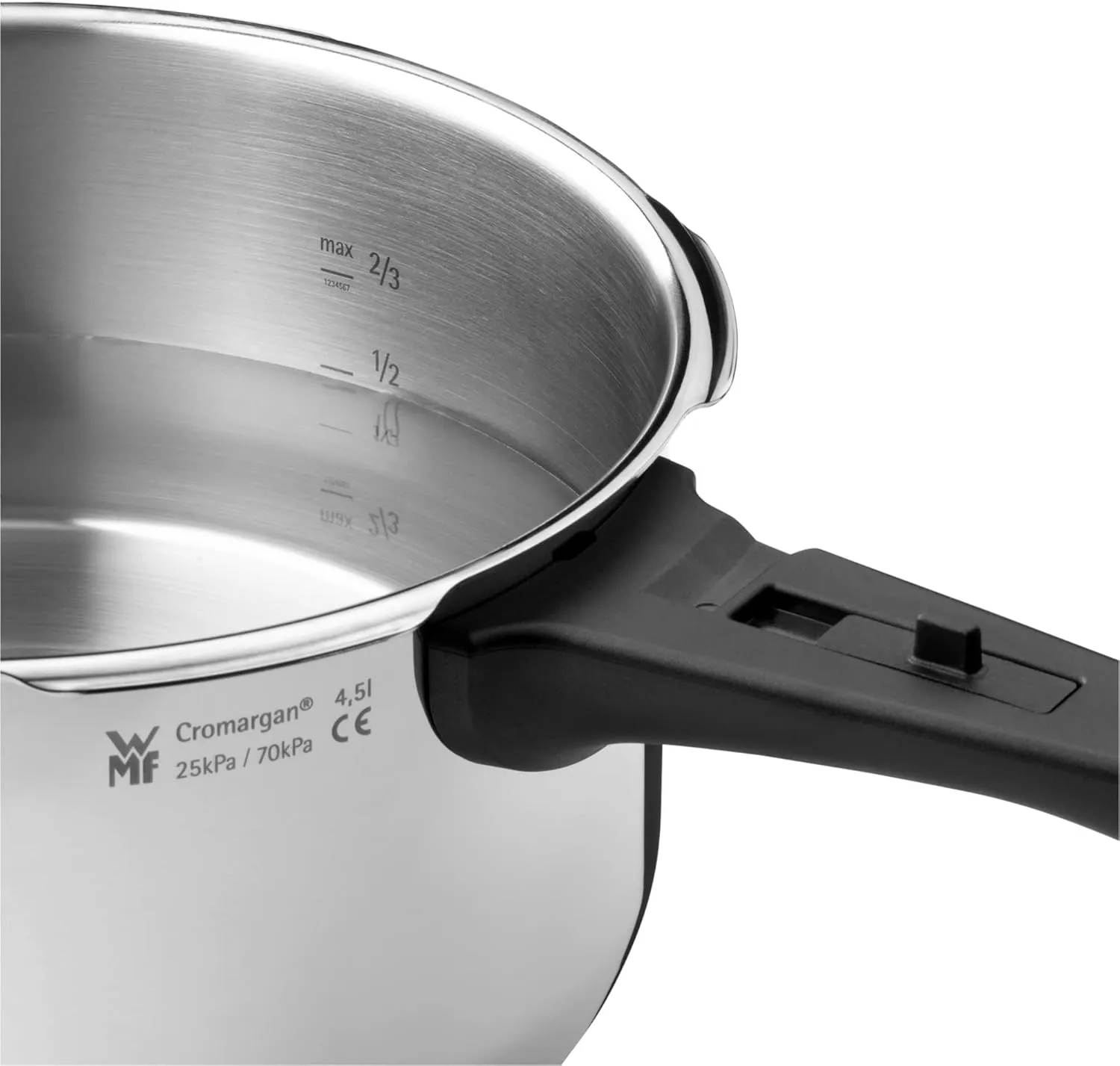 WMF Perfect Rapid Cooker Diameter 22 cm Diameter 6 Litres and a Half with Flame Protection, Cromargan Stainless Steel Suitable for Induction