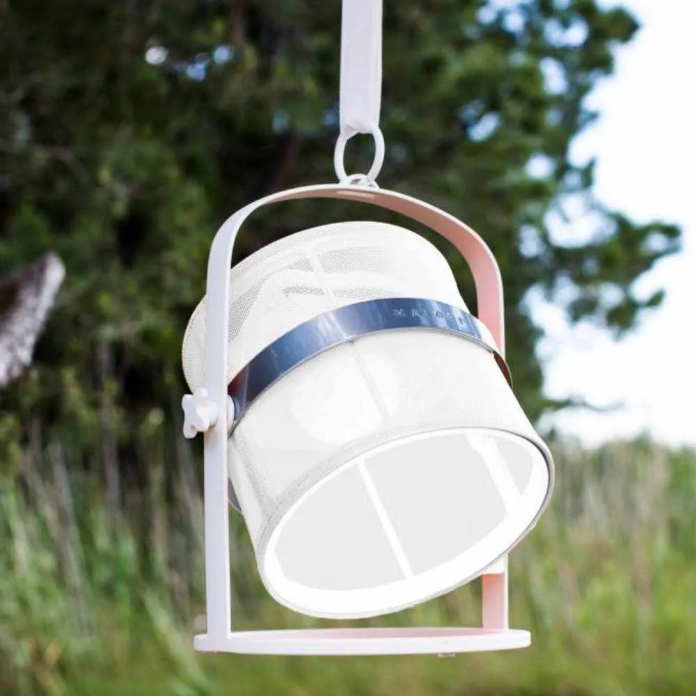 x3 Solar Searchlights Set White