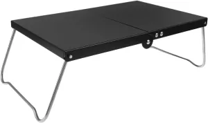YARNOW Portable Aluminum Folding Camping Table Compact Lightweight Multi Function Outdoor Picnic Desk for Hiking Beach BBQ Travel Durable and Space Saving Design