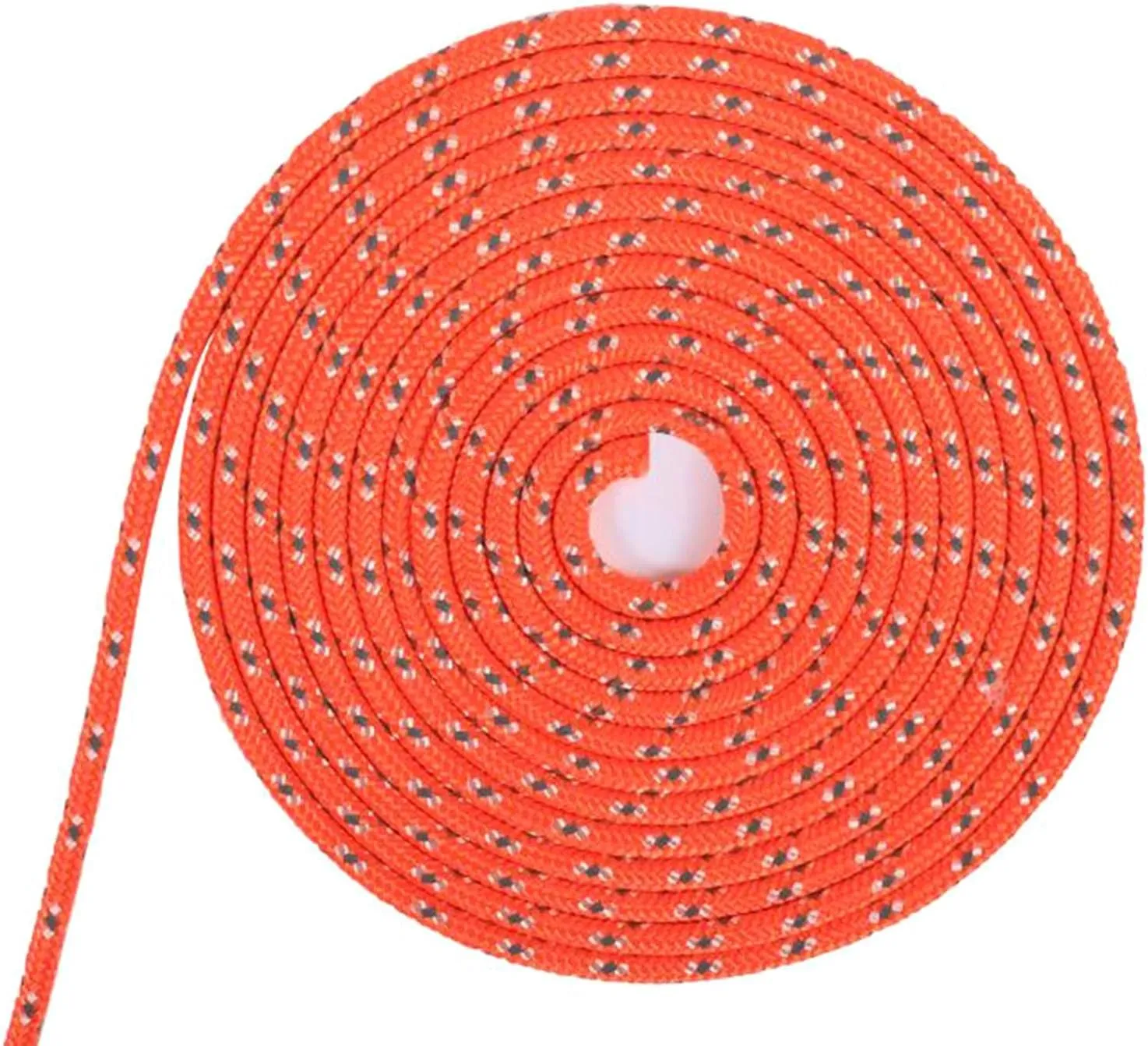 YIJU 30M 6mm Tent Guy Lines, Nighttime Visibility Camping Rope for Outdoor Use, Orange