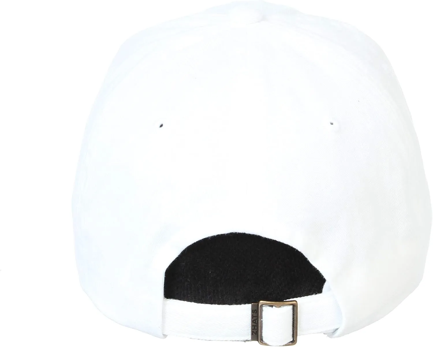 ZHATS Men's Adjustable Scholarship Hat White