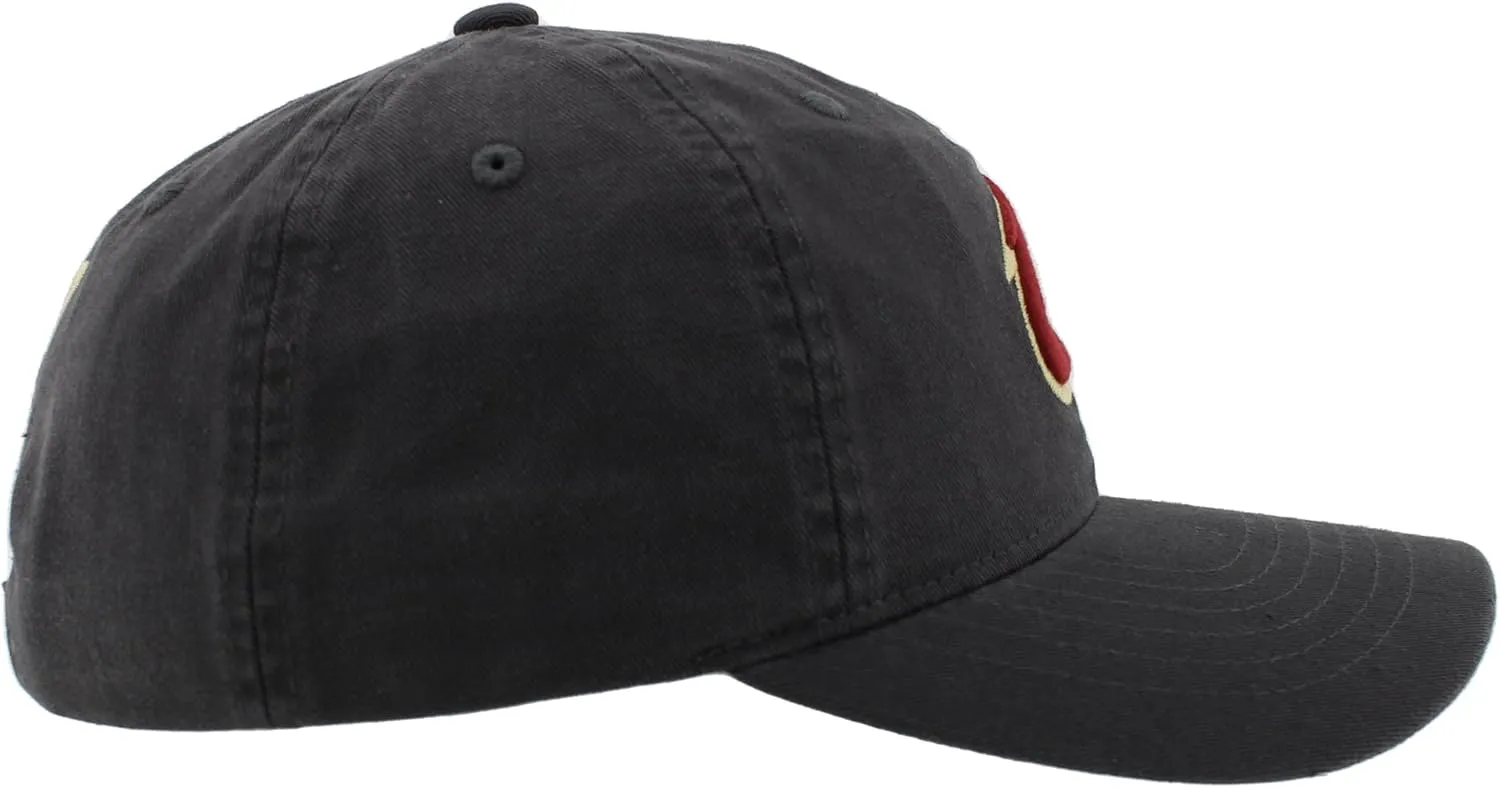 ZHATS NBA Officially Licensed Adjustable Hat Scholarship Icon Charcoal