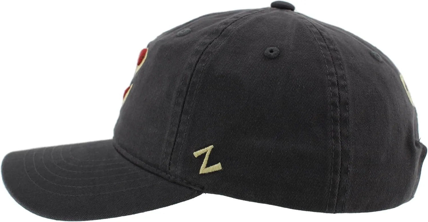 ZHATS NBA Officially Licensed Adjustable Hat Scholarship Icon Charcoal