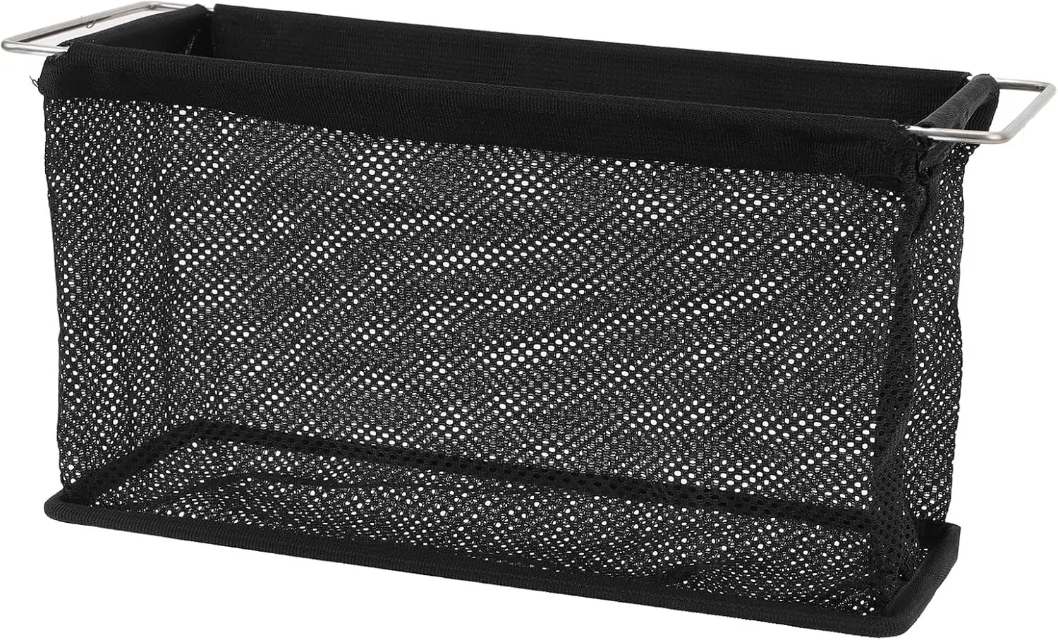 ZJchao Camping Table Storage Basket, Portable Mesh Bag for Outdoor Camping, Foldable Organizer Pouch with Adjustable Straps, Hanging Net Bag
