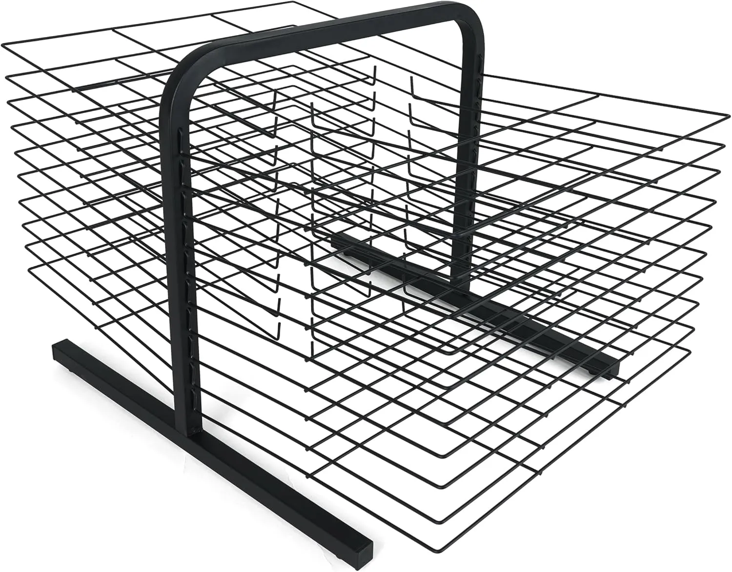 Zoom Art Drying Rack for Classroom Organization, Home School, or Preschool; Table Top Drying Rack for Art, Wire Art Rack for Art Cart Classroom Drying Rack for Art; Paint Drying Rack (20 Shelves)