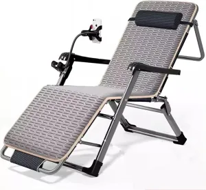 ZTGL D, Folding Camping Cots with Mattress and Pillow, Portable Folding Lounge Chaise, Outdoor Folding Cot, Sleeping Cot for Adults, Sunbathing Lounge Chairs